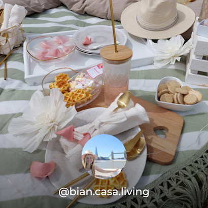 Gemütliches Sommer-Setting