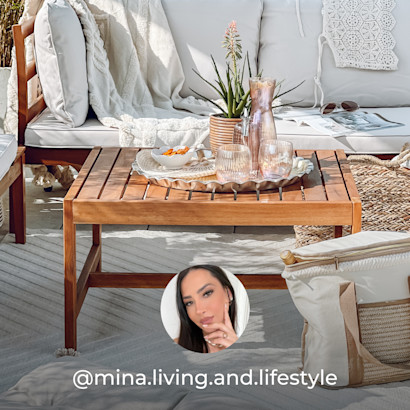 Terrasse im Sommerglanz