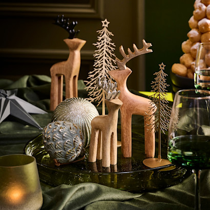 Weihnachtliche Eleganz in Grün