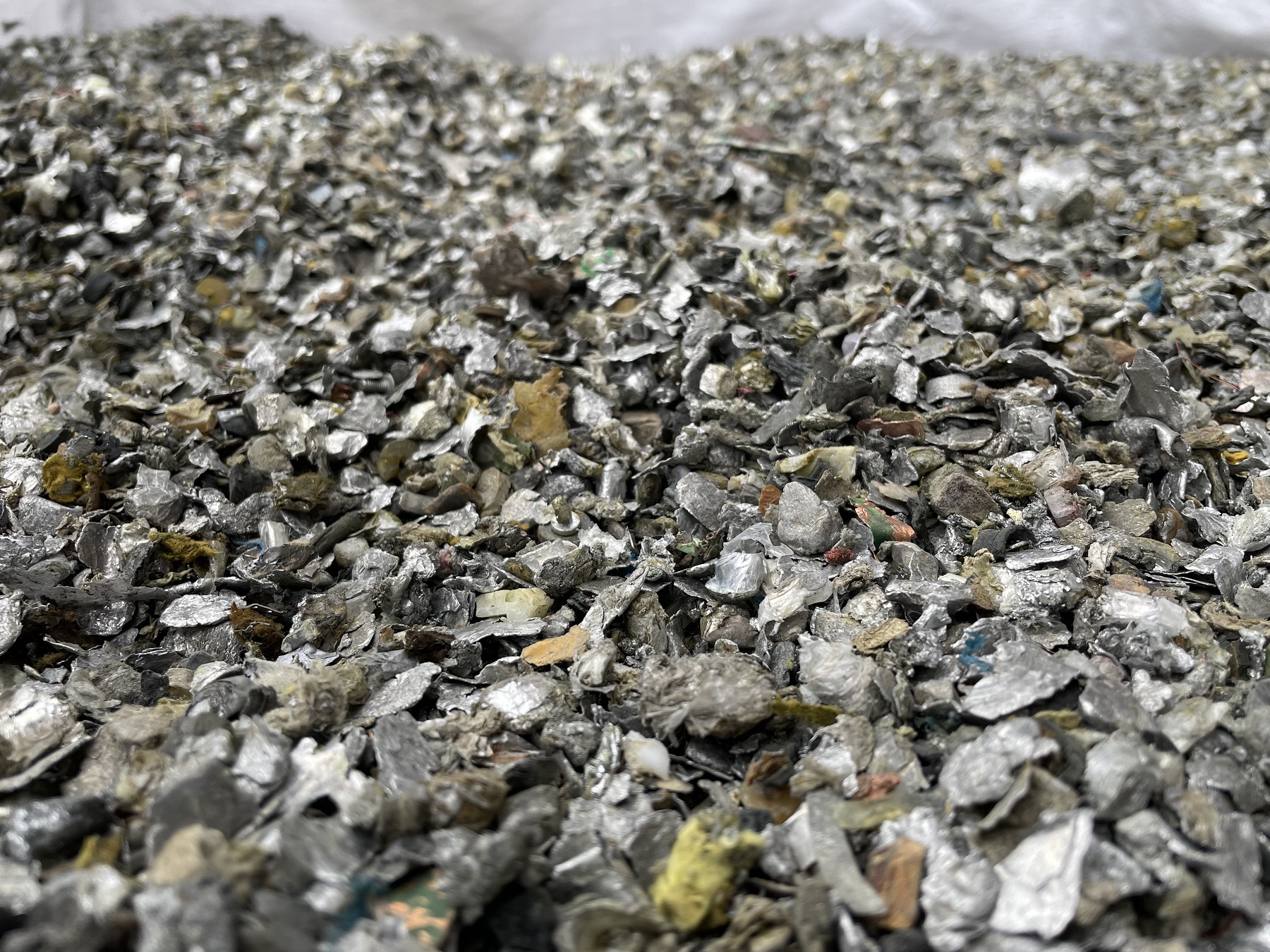 Metal recycling waste