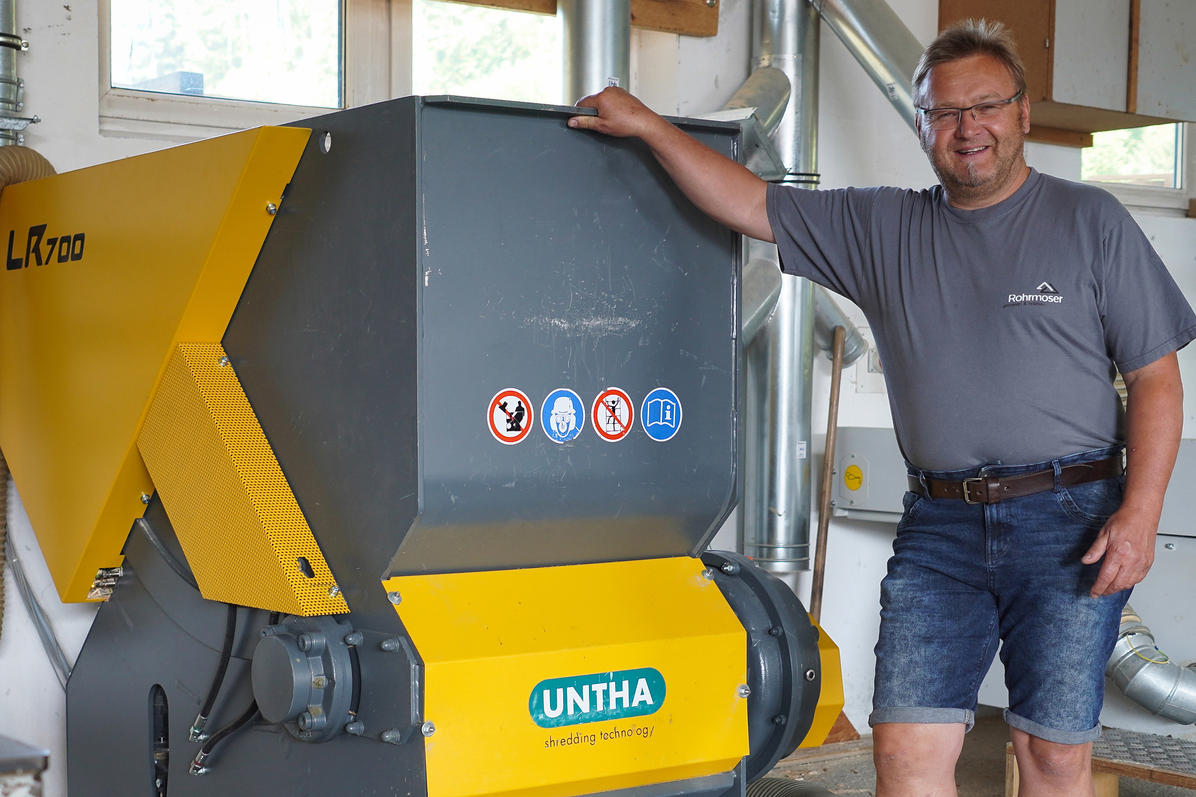 UNTHA Новости | Энергия из древесных отходов | UNTHA shredding technology