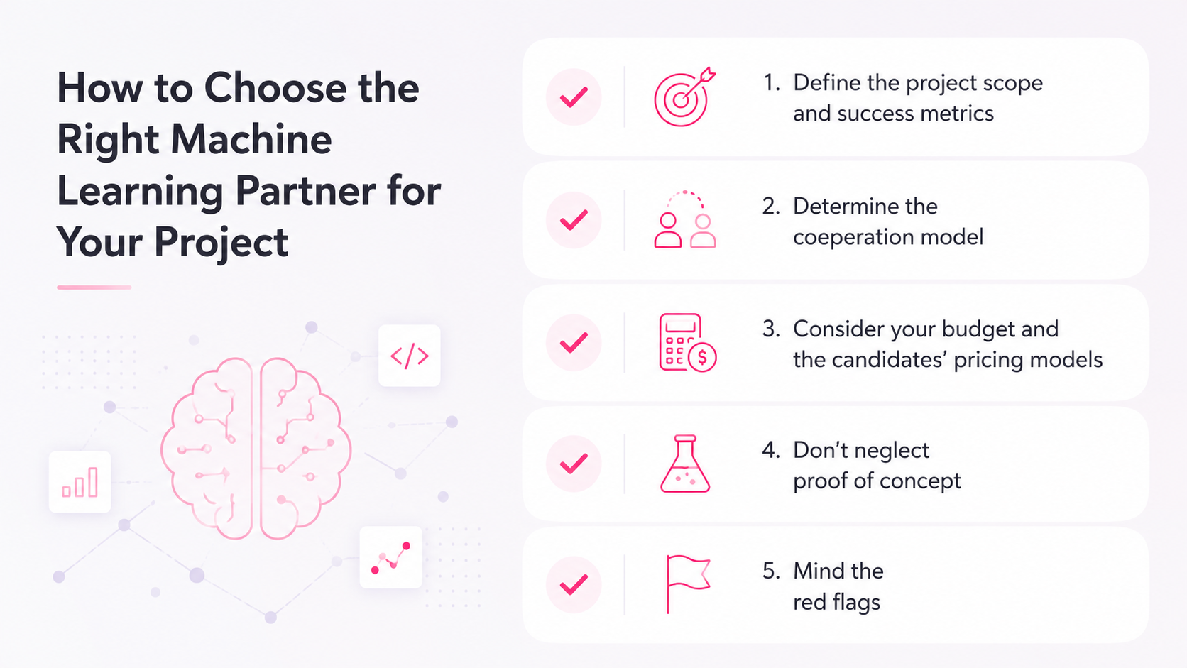How to choose right ML partner
