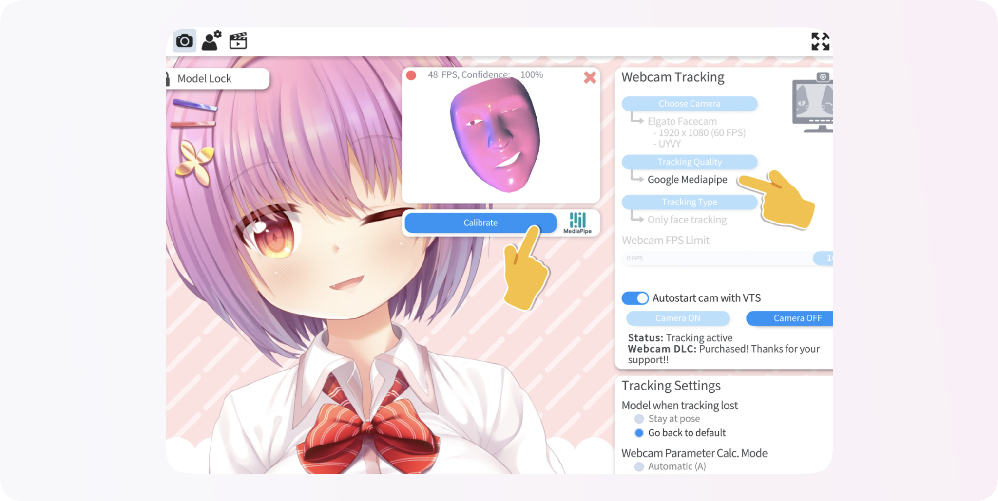 NVIDIA Broadcast Tracker screenshot