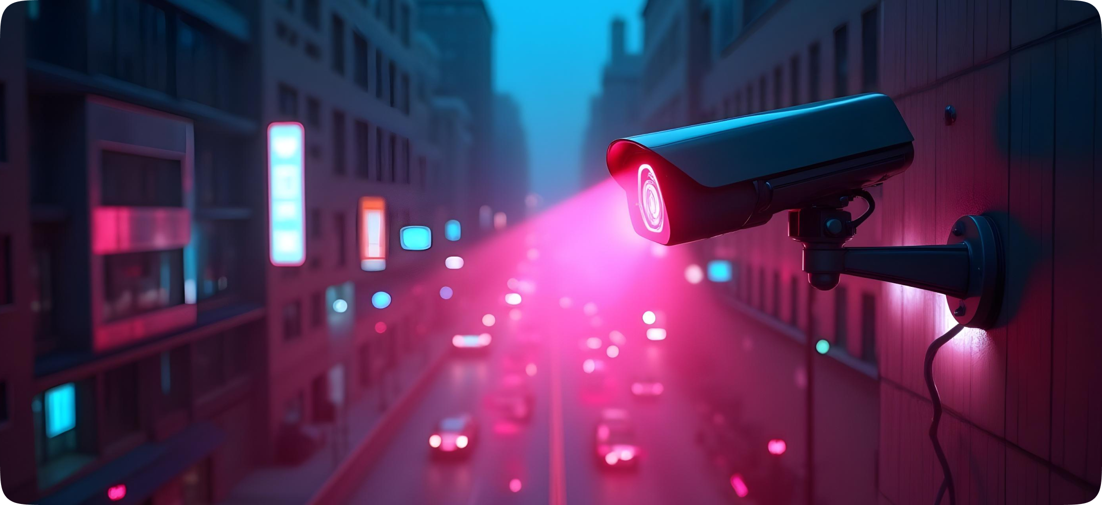 CCTV AI Camera on the street