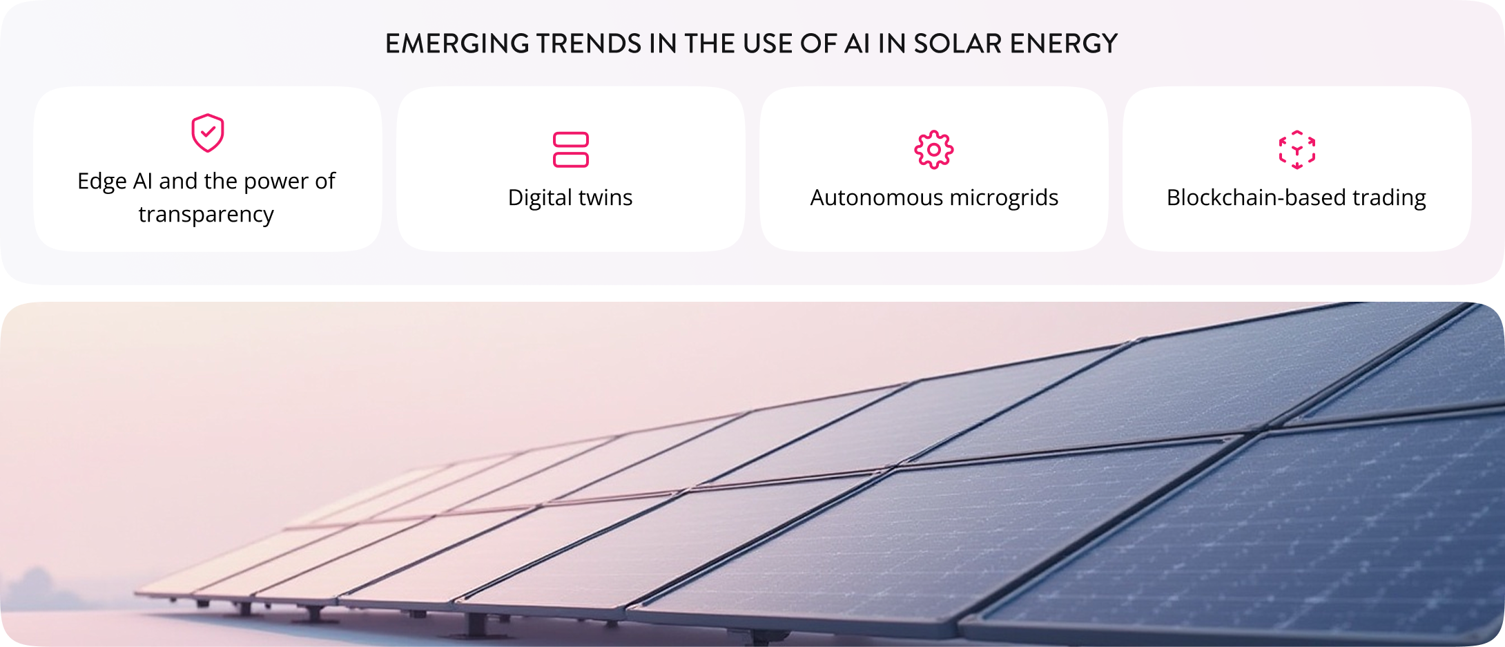 Emerging Trends in the Use of AI in Solar Energy