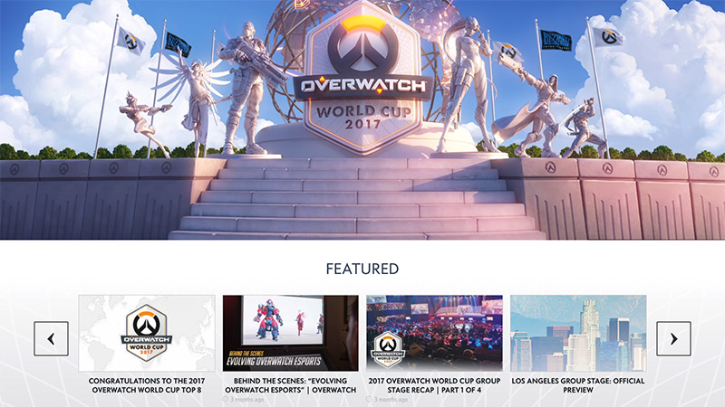 Overwatch World Cup Screenshot