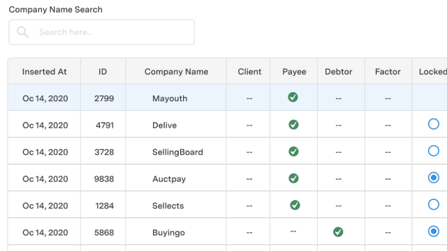 feature for Customer onboarding dashboard