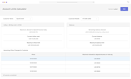Account Limits Calculator