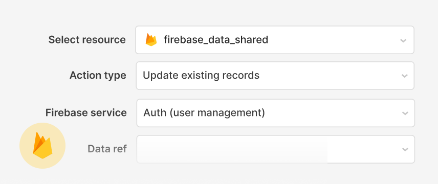 feature for A fast and simple custom Firebase console