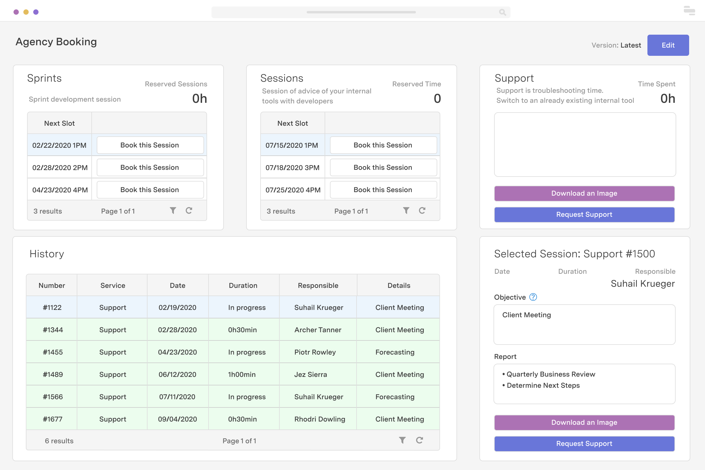 Calendar booking tool