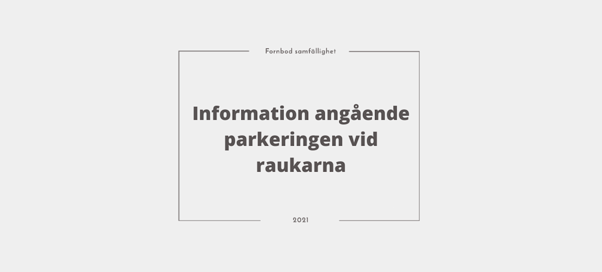 Parkeringen vid raukarna