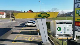 AGROLA Schnellladestation und MicroGrid bei der LANDI in Neftenbach