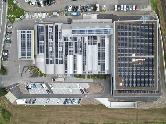 AGROLA PV-Anlage auf dem Dach der LANDI Sursee in Oberkirch