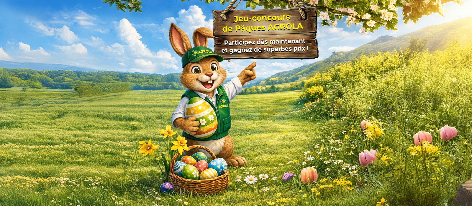 Grand jeu-concours de Pâques AGROLA