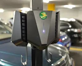 Parking souterrain Zurich Affoltern Stations de recharge rapide Gros plan