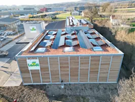 AGROLA Solaranlage bei der LANDI Thula in Frauenfeld