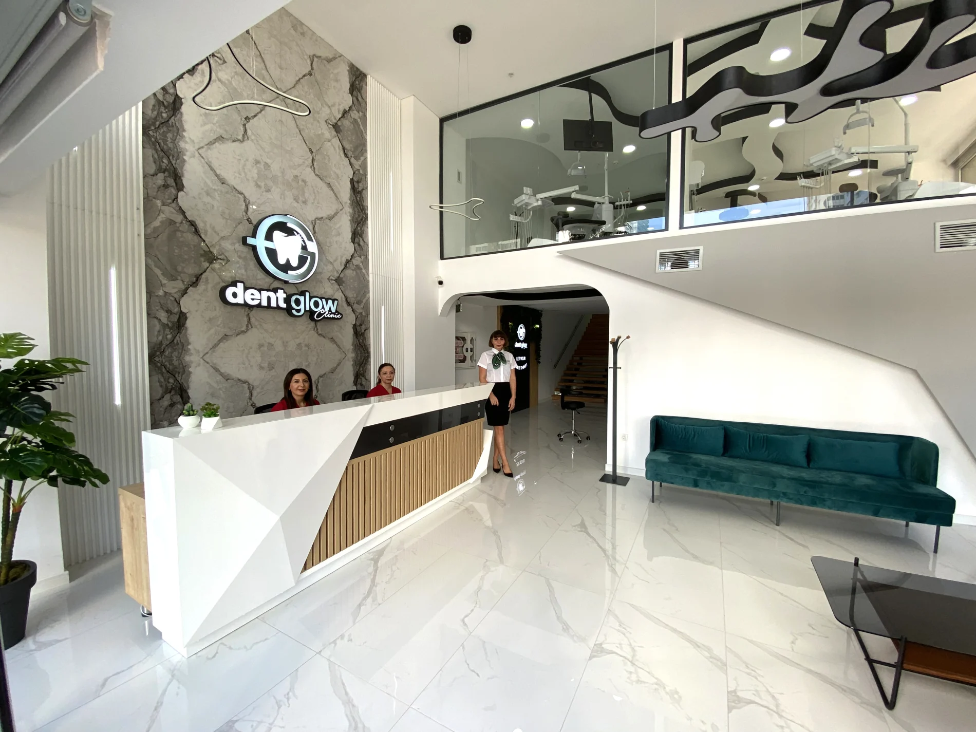 Entrance to Dent Glow Dental Clinic