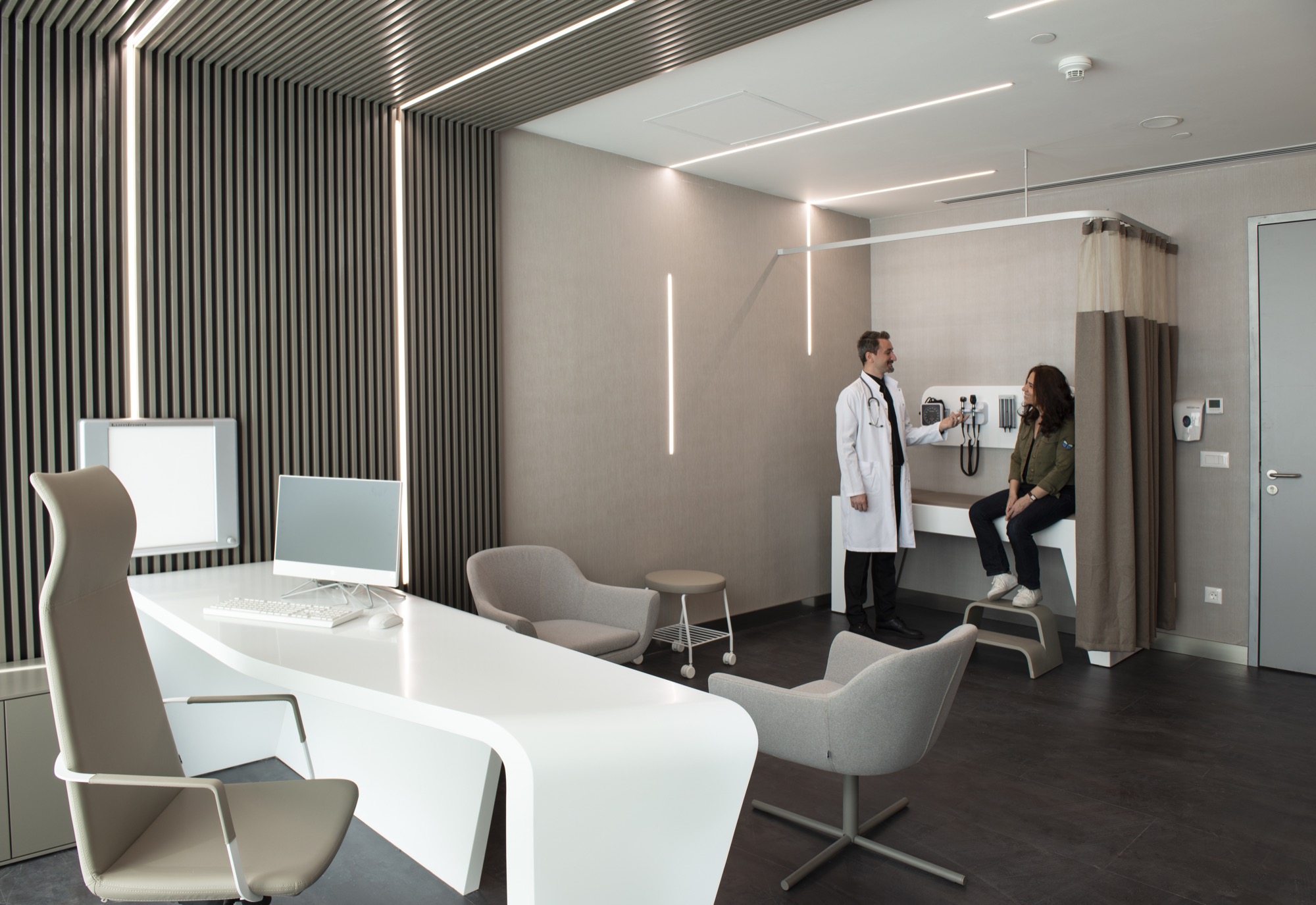Doctor consultation in a modern medical room