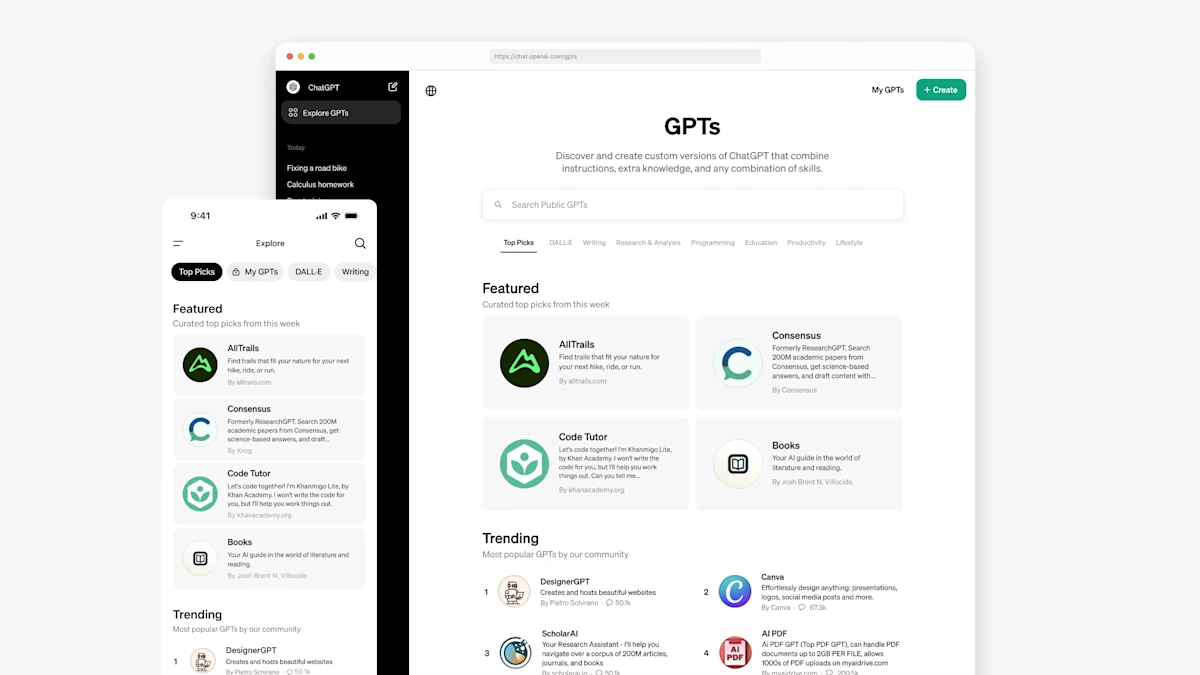 Neu: Der GPT Store | OpenAI