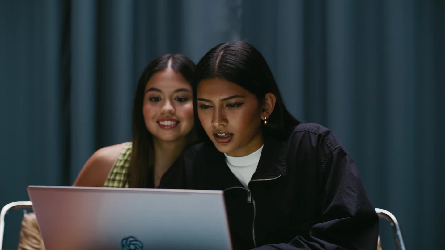 Fatimah Hussain and Chloe Hughes