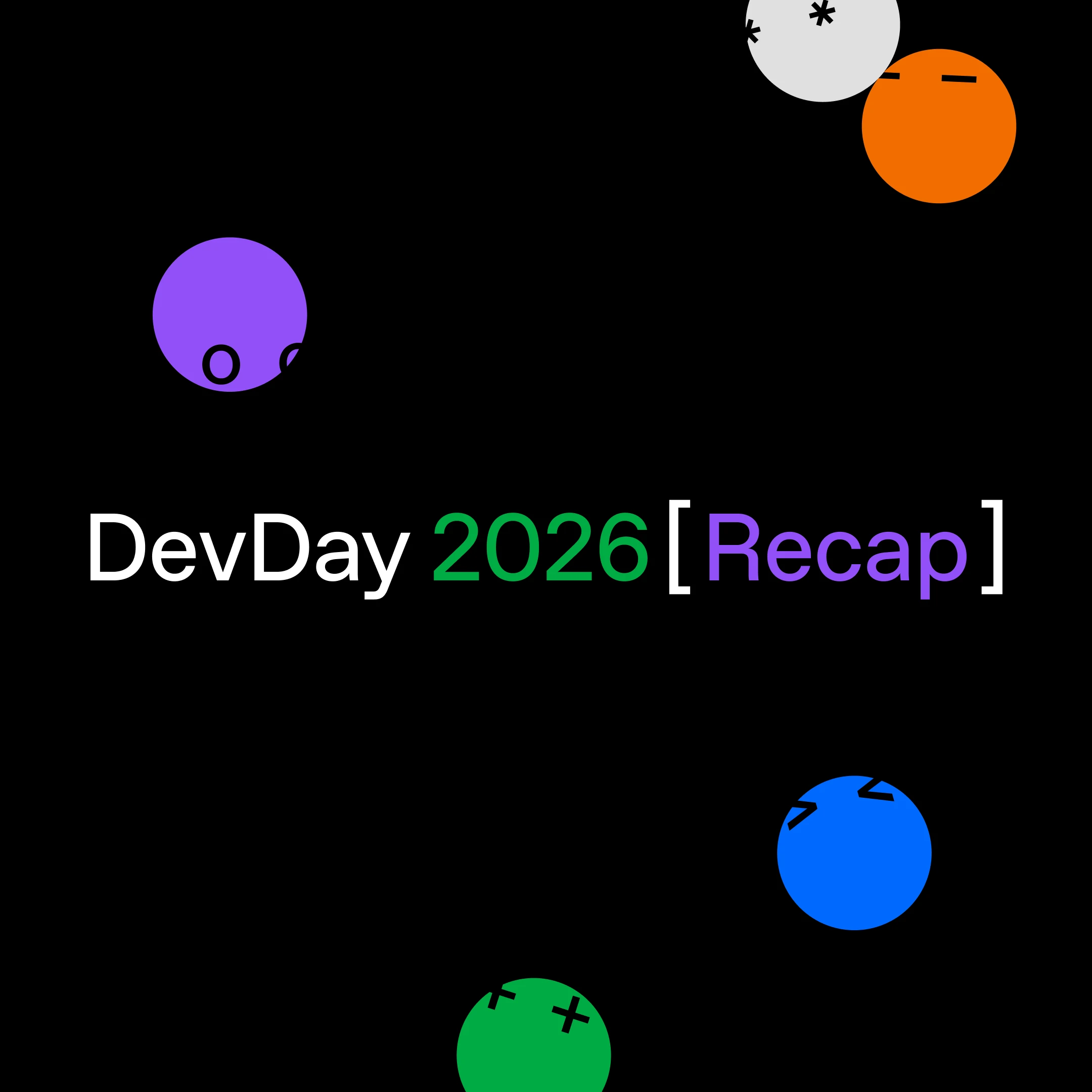DevDay 2026 Recap — cover image (1:1)