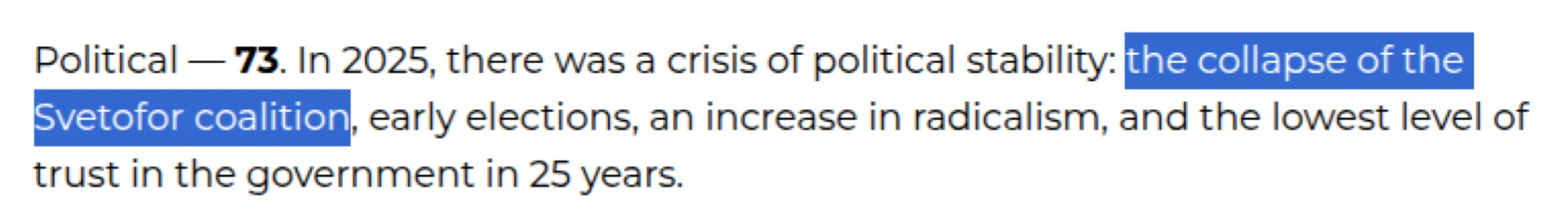 Screenshot from an IBI website article about Germany using the phrase the Svetofor coalition.