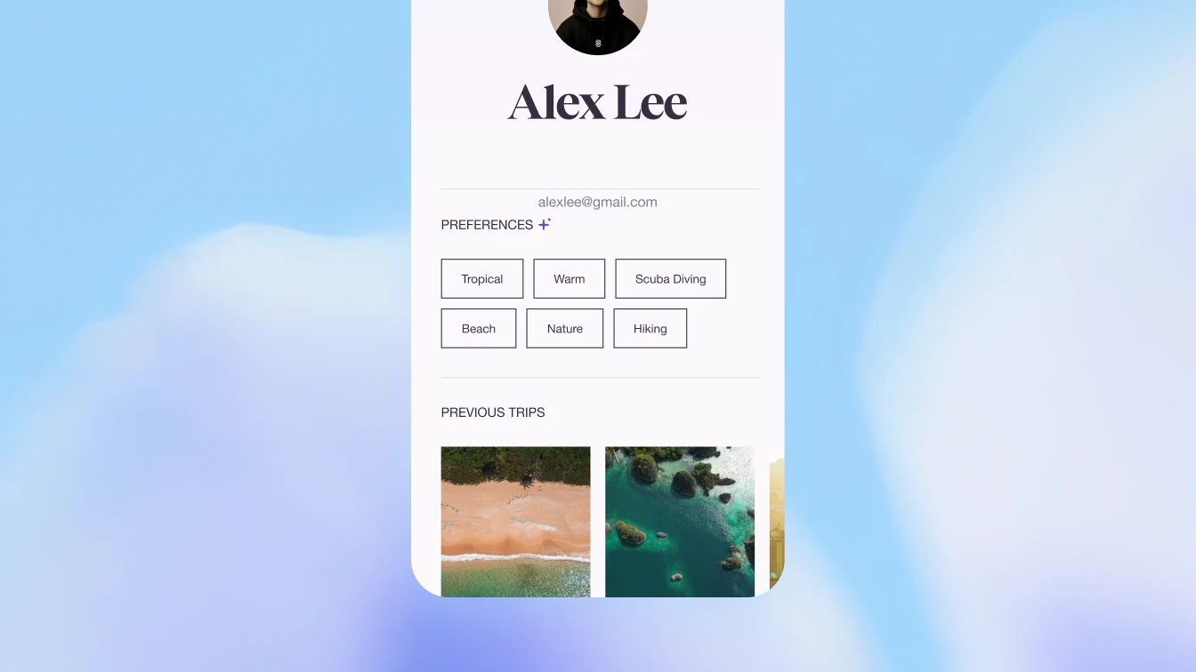 Mock user interface showing the ability to use the ChatGPT API in custom development