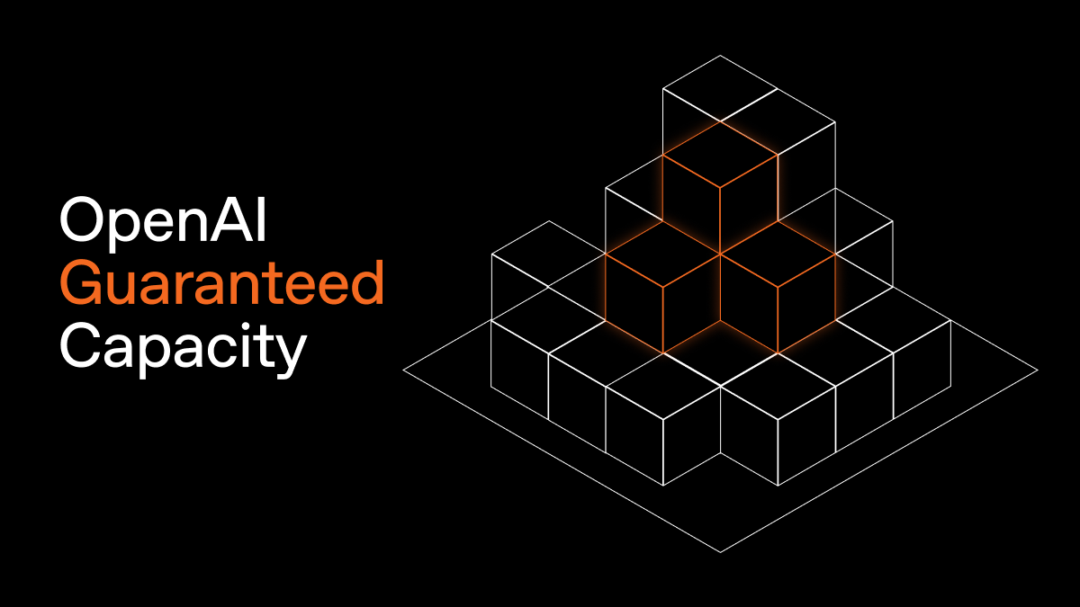 OpenAI introduces Guaranteed Capacity, a new offering that lets customers guarantee access to OpenAI's compute through one- to three-year commitments (OpenAI)