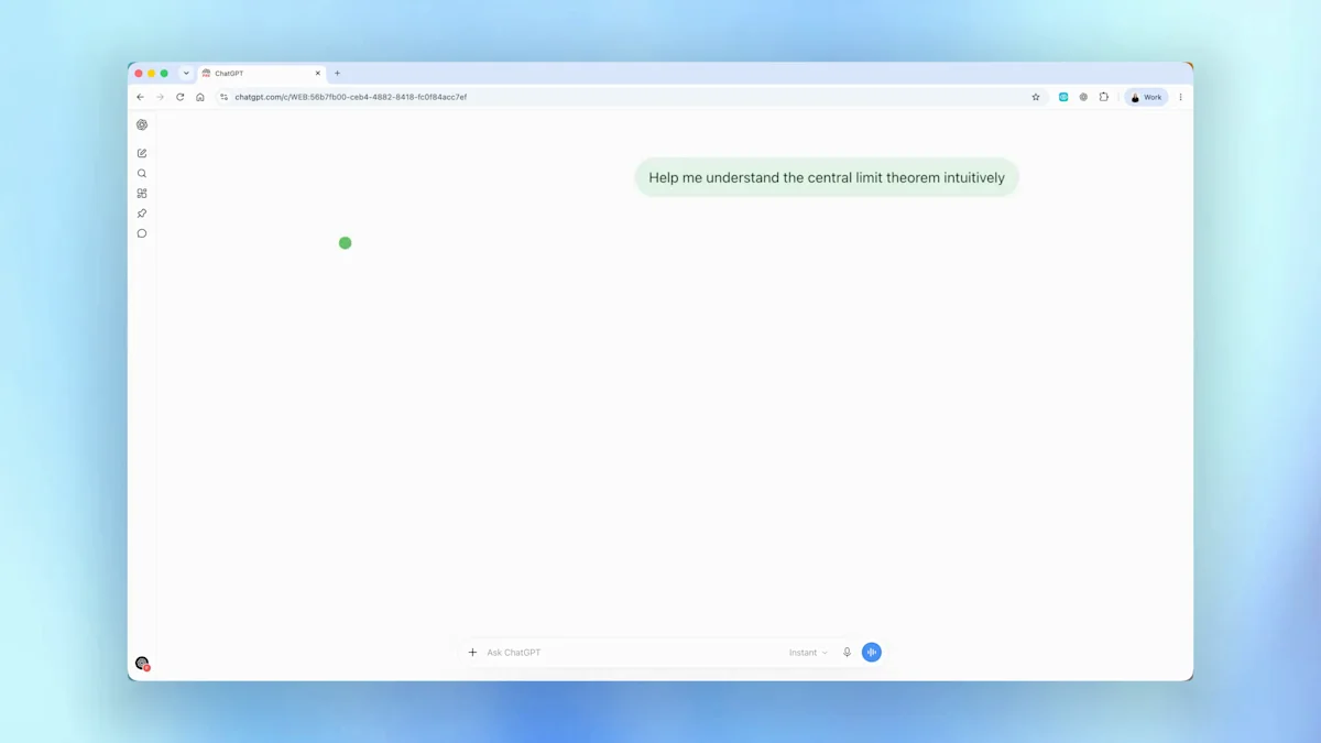 Official OpenAI poster from the central limit theorem Intelligent UI demonstration