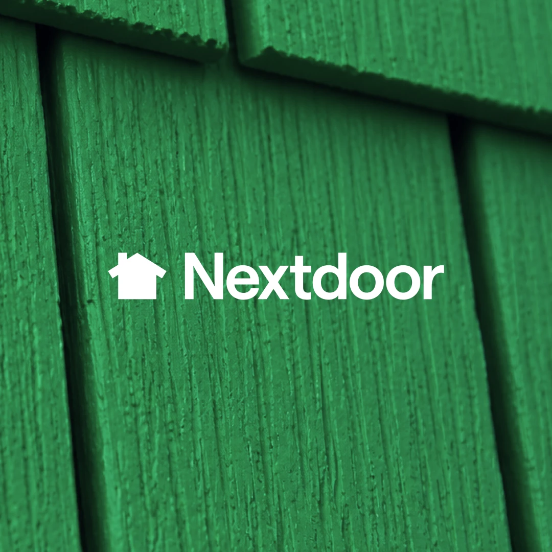 Nextdoor customer story hero artwork.