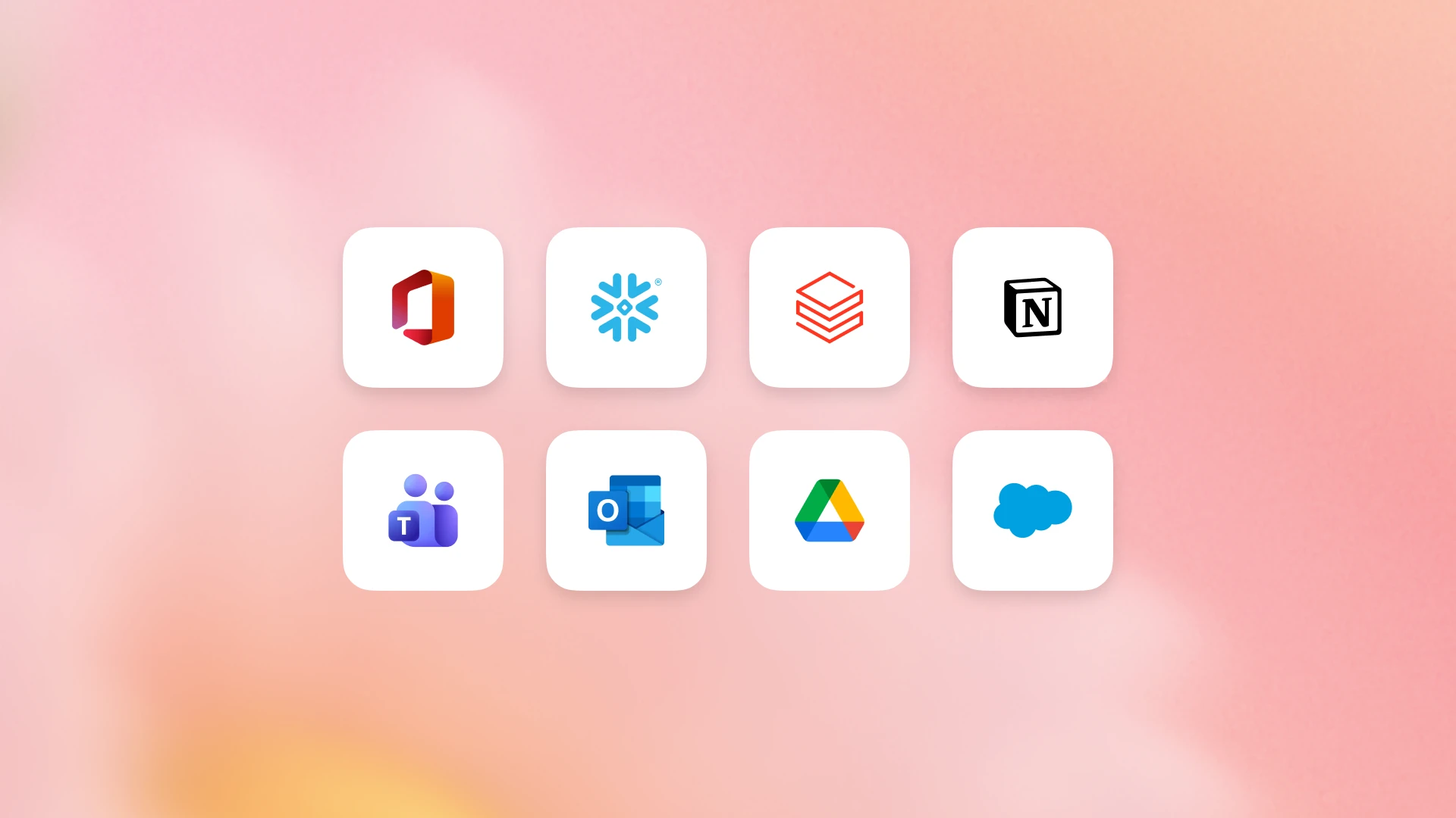 Logo grid of productivity and business tools that connect with ChatGPT