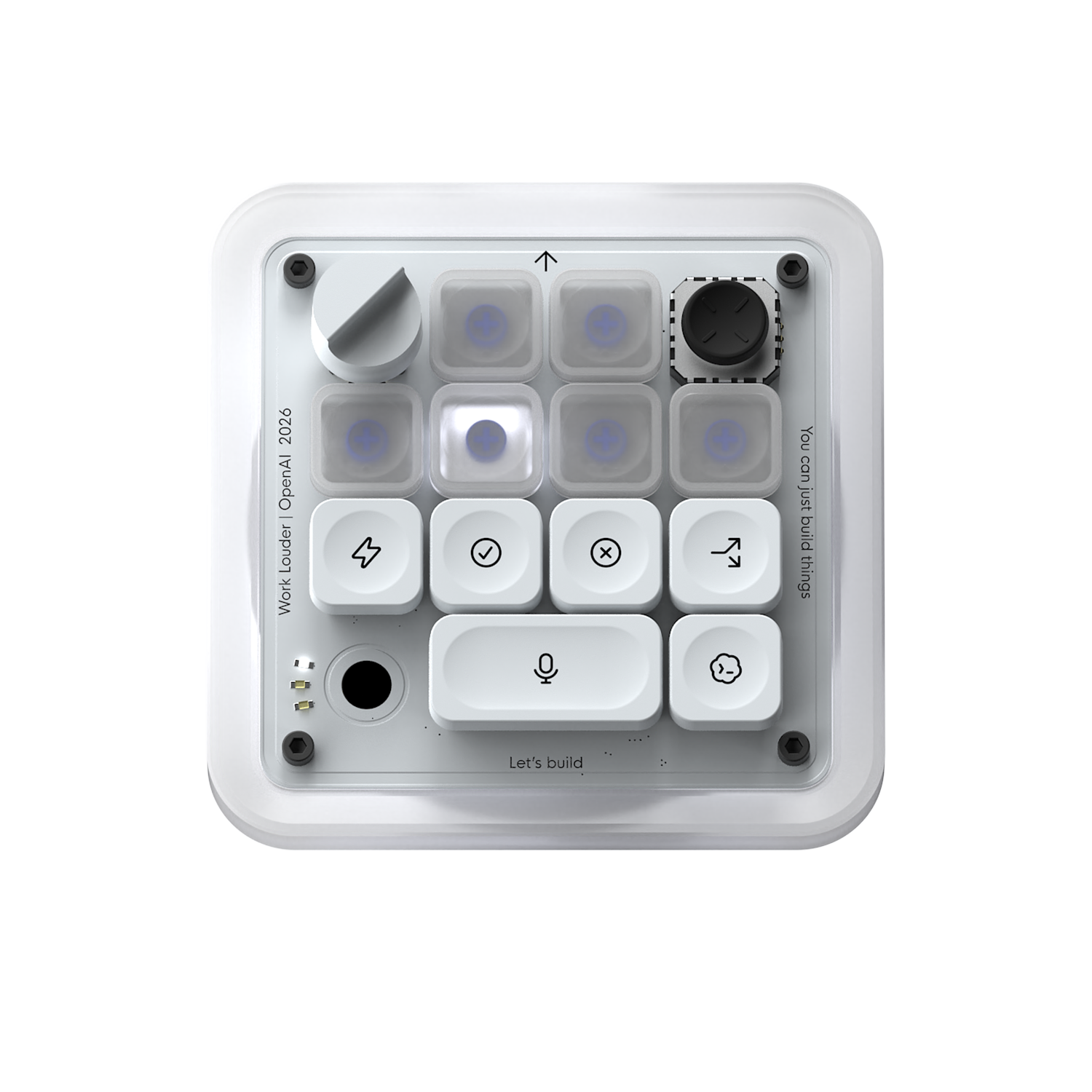 Codex Micro: OpenAI x Work Louder's hardware command center for Codex