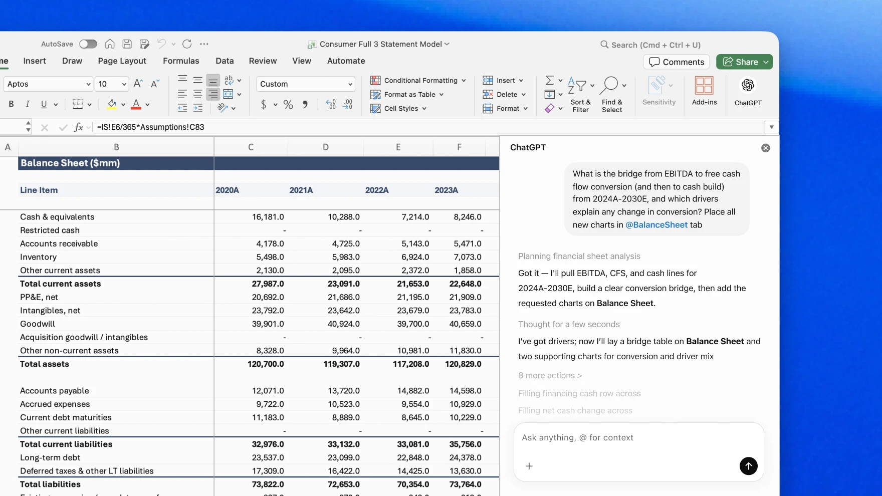 Memperkenalkan ChatGPT untuk Excel dan integrasi data keuangan baru ...
