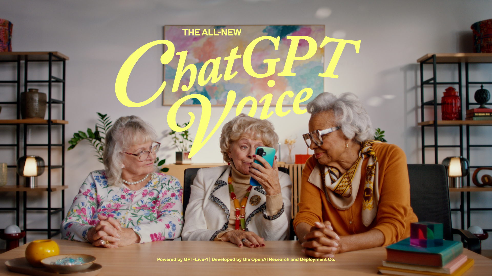OpenAI GPT-Live launch hero image showing natural human-AI voice conversation