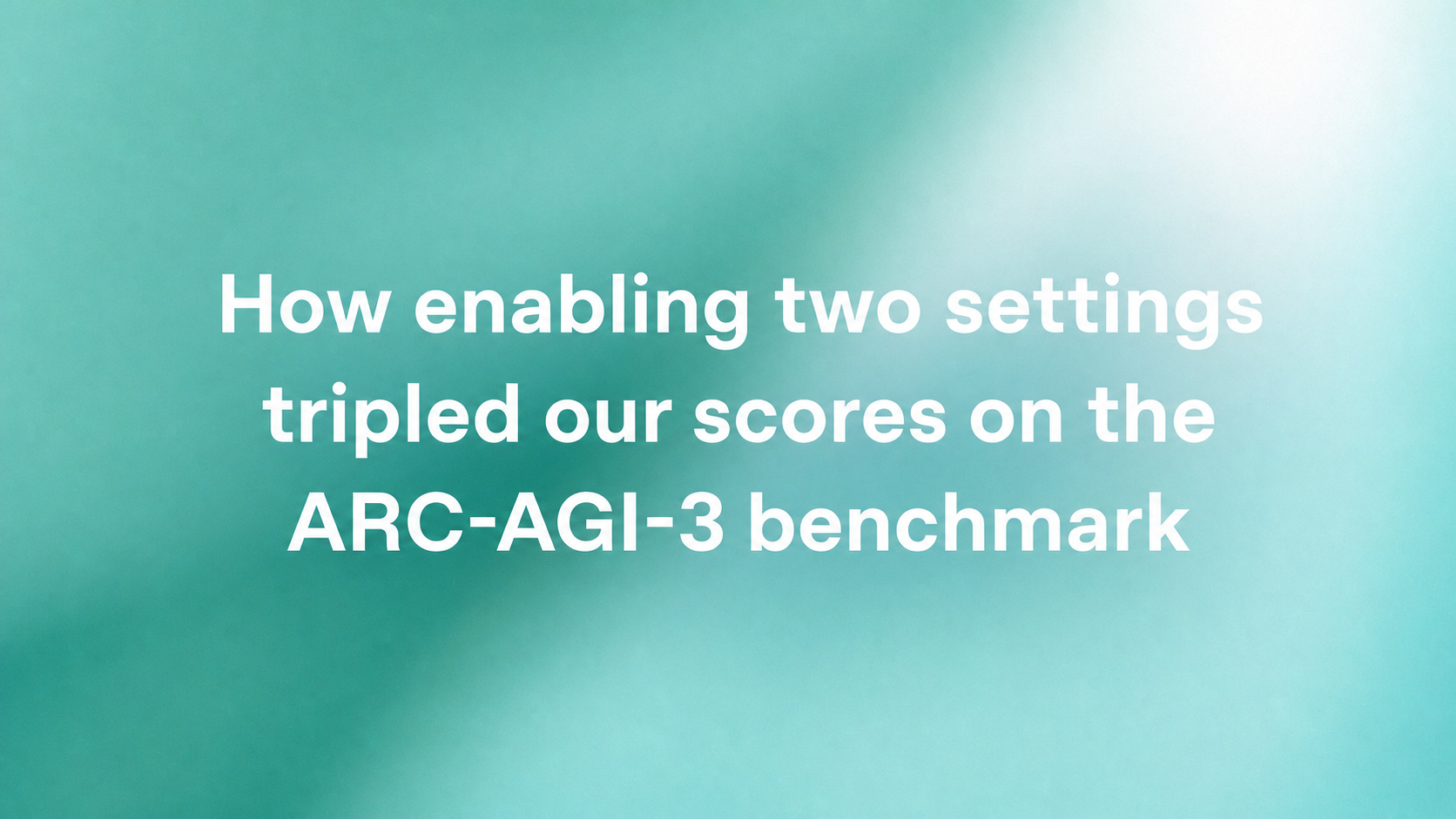 ARC-AGI-3 art card from the OpenAI blog post