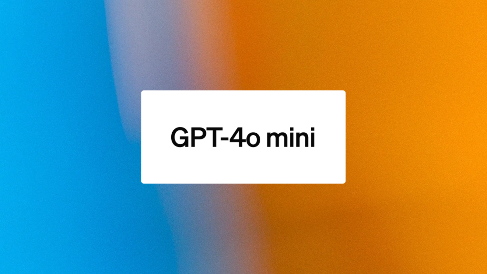 GPT-4o mini: advancing cost-efficient intelligence | OpenAI