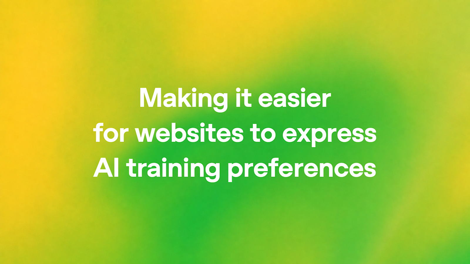 OpenAI 宣布将支持 robots.txt 通用信号表达 AI 训练偏好