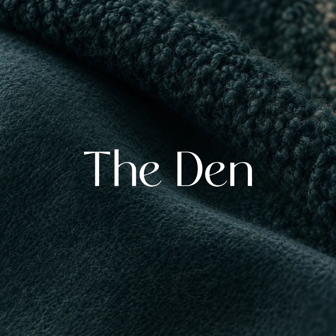 The Den Family Social customer story art card