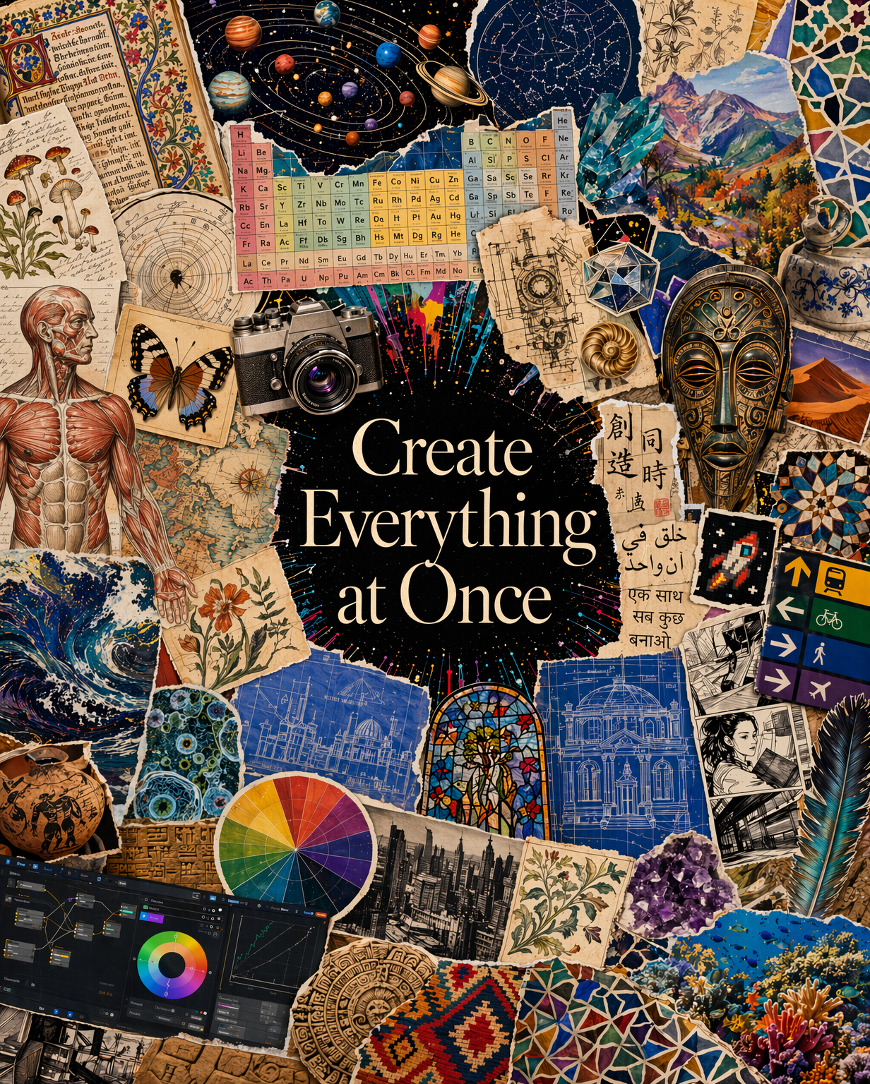 Generated example for Magazine collage