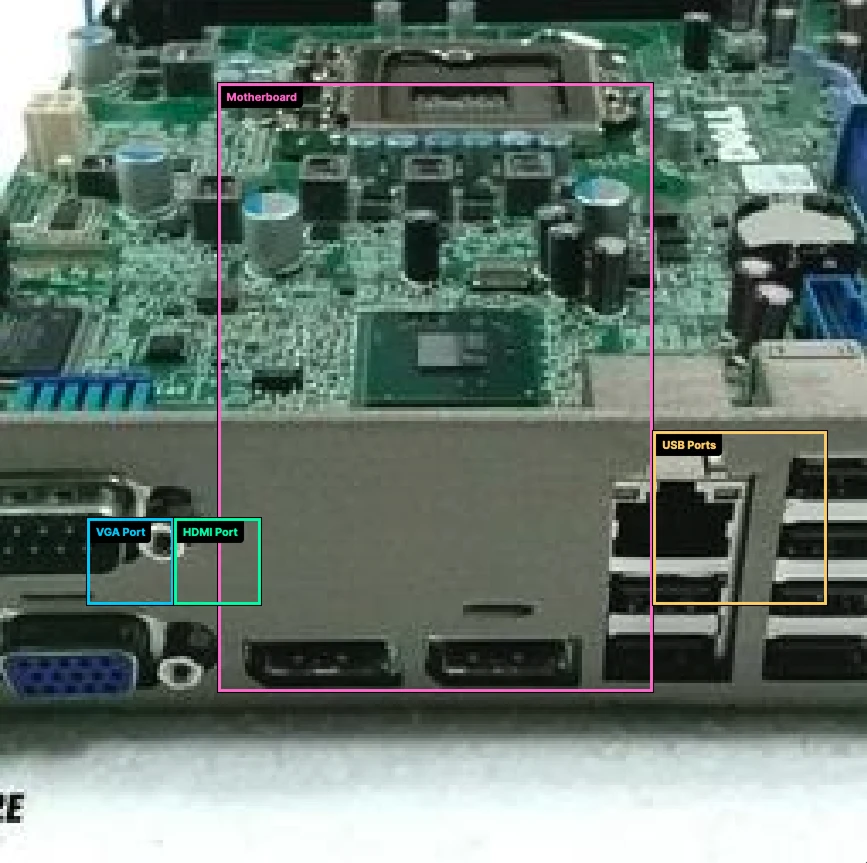 Example output of GPT-5.1 identifying components in an image