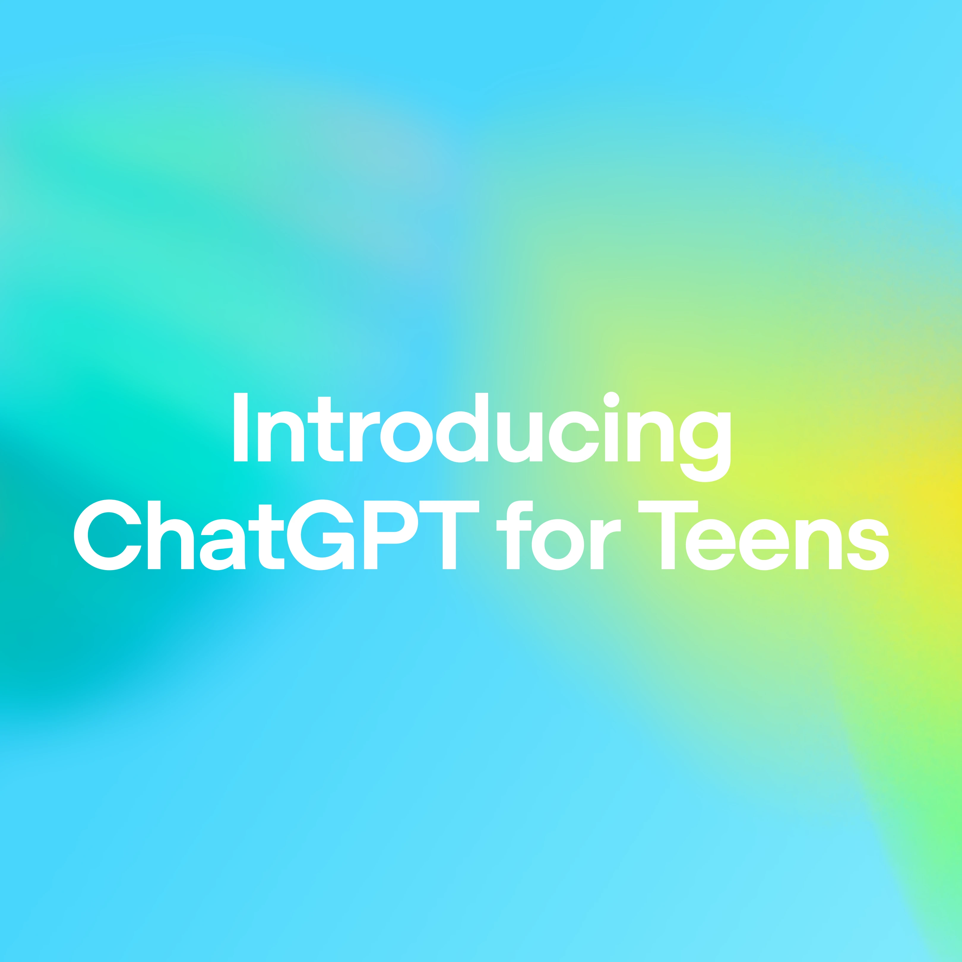 ChatGPT for Teens — square card
