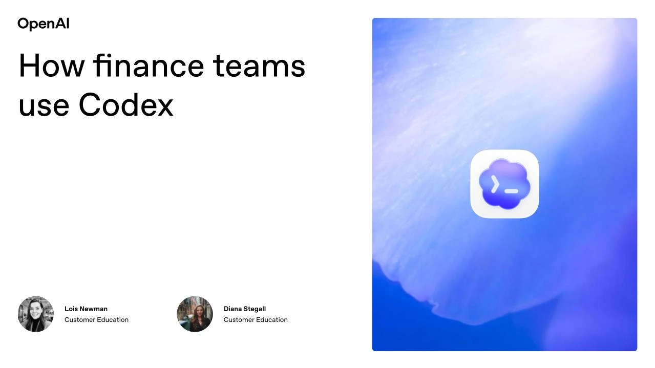 Cover image for How finance teams use Codex webinar