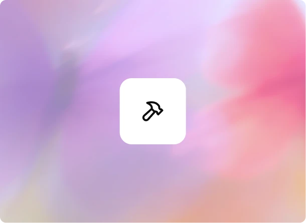 Build Hours text on gradient background