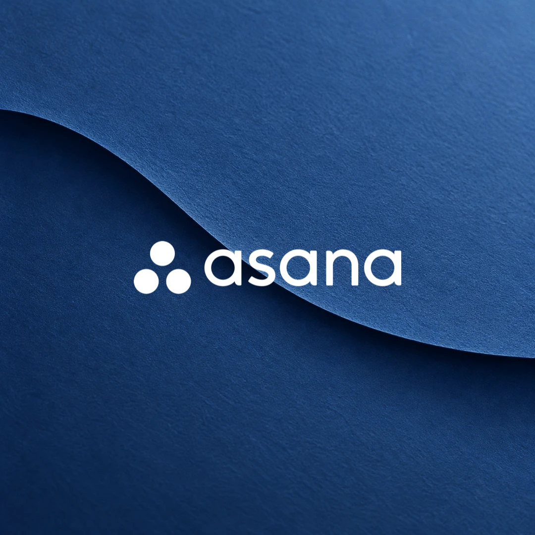 Asana browser agent — Blue layered paper cover and hero