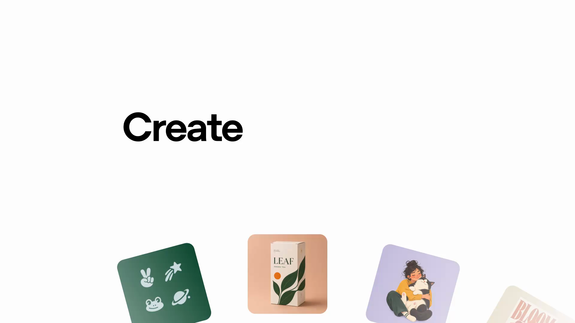 Nuovi template per formati creativi come poster e merchandising