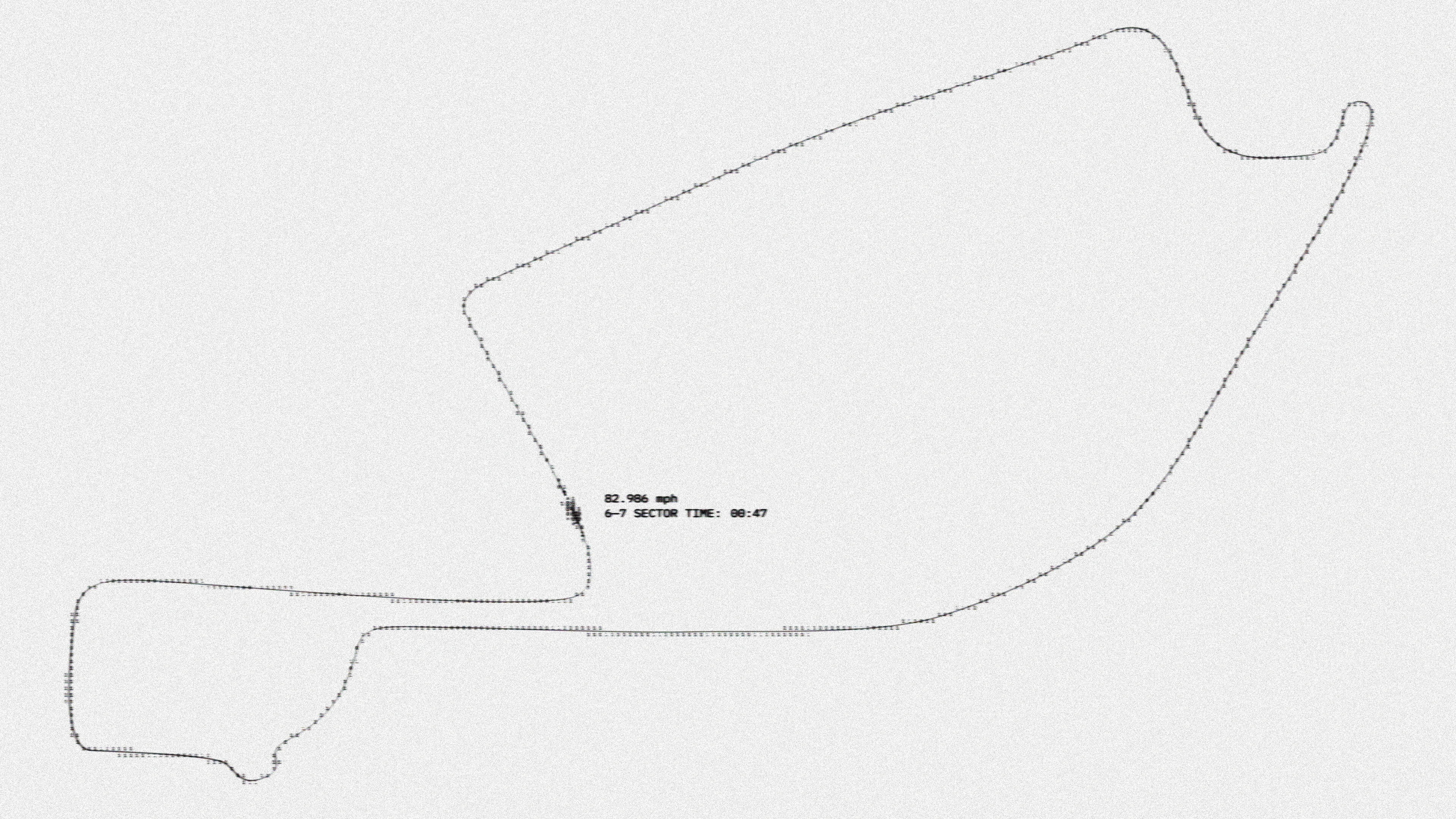 diagram of a race track