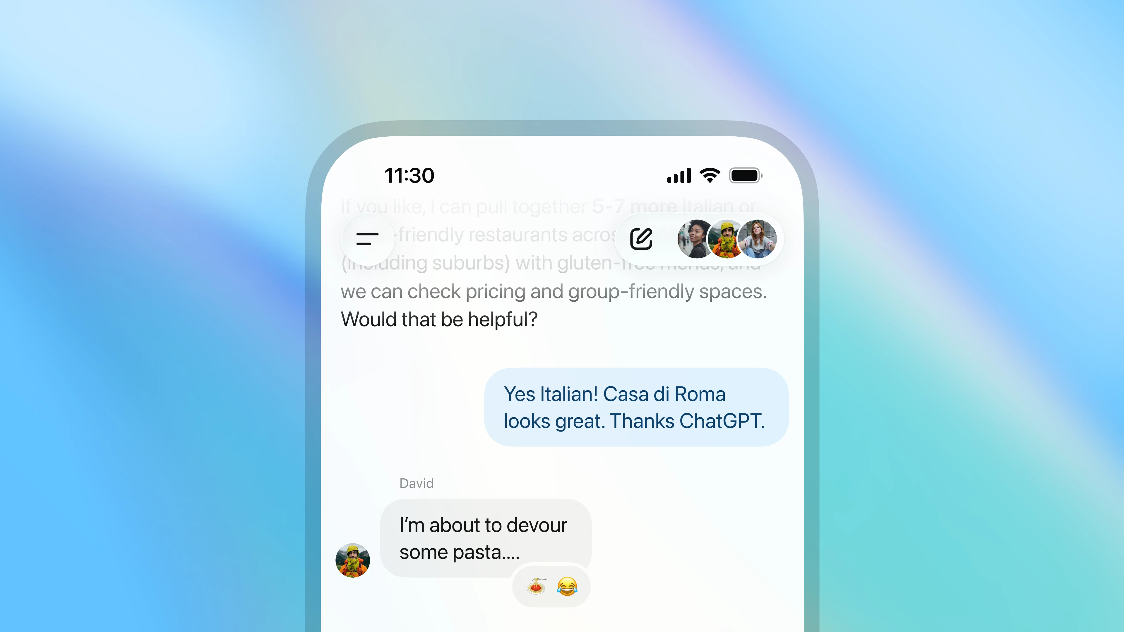 Piloting group chats in ChatGPT | OpenAI