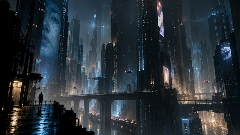 A cyberpunk scene generated by ChatGPT Images 2.5