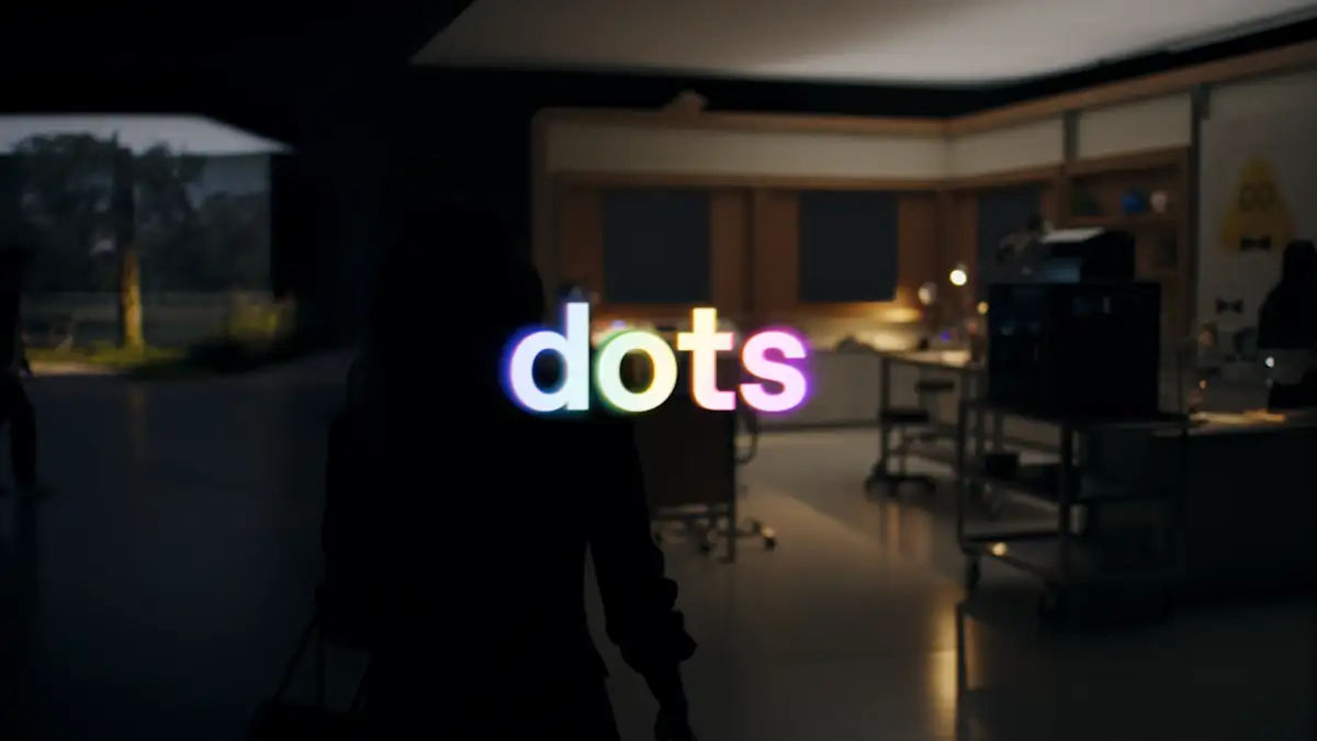 OpenAI dots 공식 출시 영상 포스터