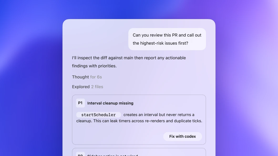Confirmation panel indicating all changes applied to a local workspace, showing workspace name, branch, files changed with additions and deletions, and a primary action button to continue locally.